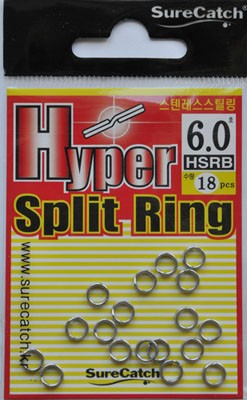 Sure Catch заводные кольца Hyper Split Ring