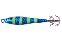 HIGASHI кальмарница Squid Paint sinker #03 Blue-Zebra Glow