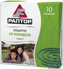 РАПТОР спираль от комаров (10 шт)