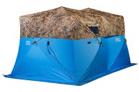 HIGASHI накидка на палатку Double Pyramid Half tent rain cover #SW Camo