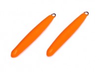 Higashi грузило для самодуров Long sinker Fluo orange