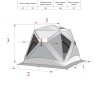 HIGASHI палатка PYRAMID Hot DC