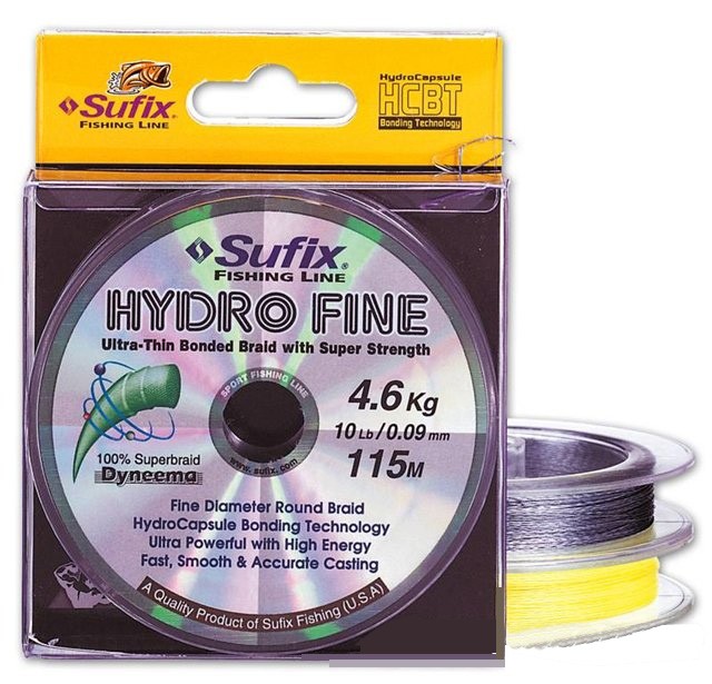 Sufix шнур Hydro Fine 115m 0.22mm 