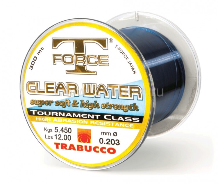 Trabucco леска T-FORCE CLEAR WATER 300м